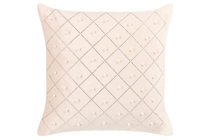 Pynteputer Yarrow sett med 2 Beige/Sølv - Beige/Sølv - Hagemøbler & utemiljø - Puter - Hageputer