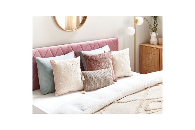 Pynteputer Yarrow sett med 2 Beige/Sølv - Beige/Sølv - Hagemøbler & utemiljø - Puter - Hageputer ute