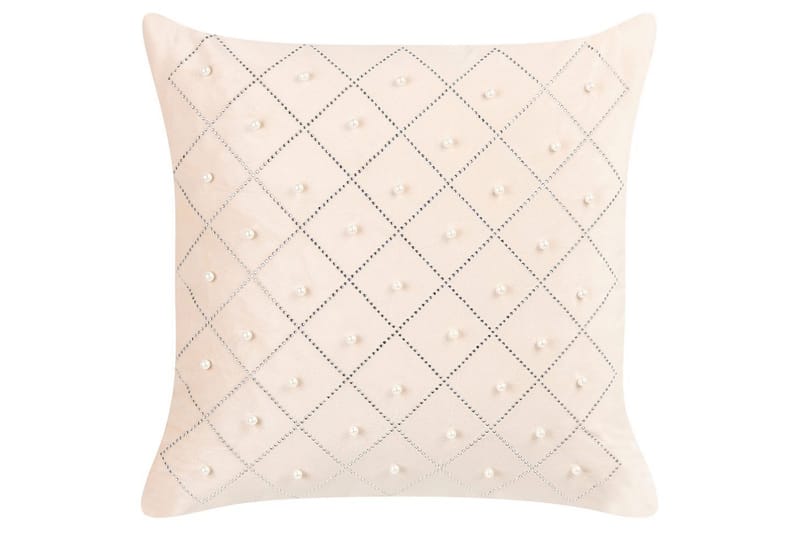 Pynteputer Yarrow sett med 2 Beige/Sølv - Beige/Sølv - Hagemøbler & utemiljø - Puter - Hageputer ute