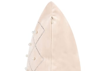 Pynteputer Yarrow sett med 2 Beige/Sølv - Beige/Sølv - Hagemøbler & utemiljø - Puter - Hageputer ute
