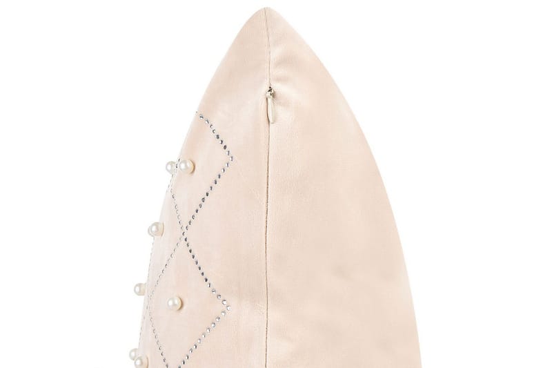 Pynteputer Yarrow sett med 2 Beige/Sølv - Beige/Sølv - Hagemøbler & utemiljø - Puter - Hageputer