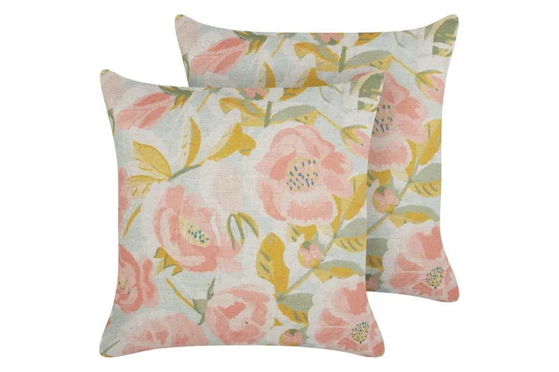 Pynteputer Zahriye sett med 2 Rosa/Blå/Grønn, Rosa/Blå/Grønn