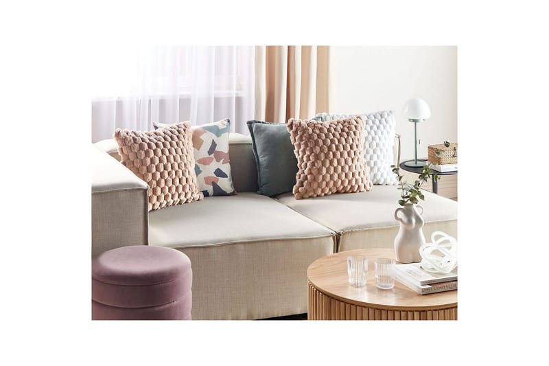 Pynteputer Purslane sett med 2 Beige - Beige - Hagemøbler & utemiljø - Puter - Hageputer