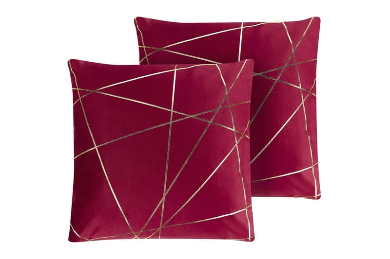 Pynteputer Pinus sett av 2 Rødt/gull, Rødt/gull