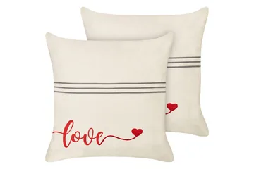 Pynteputer Plumeria sett av 2 - Hagemøbler & utemiljø - Puter - Hageputer