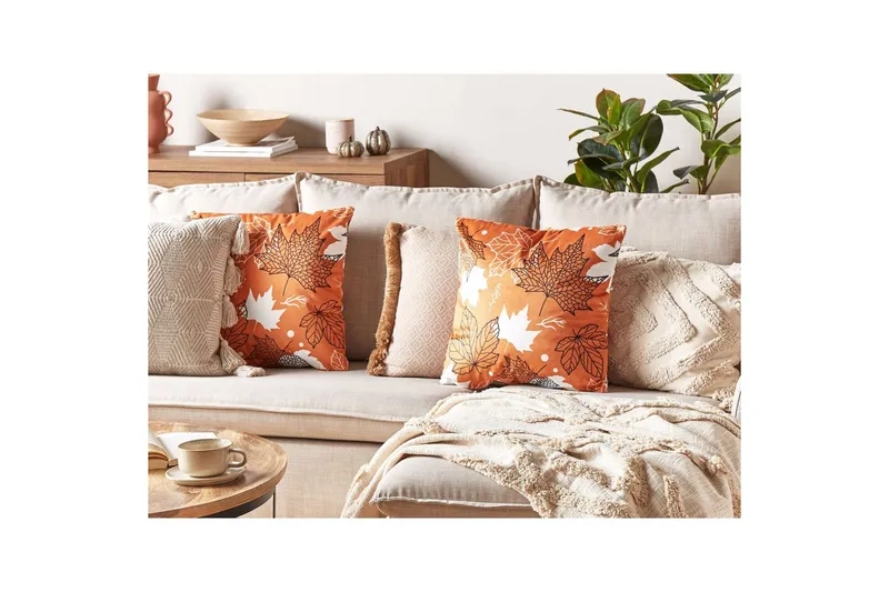 Pynteputer Poinsettia sett à 2 - Hagemøbler & utemiljø - Puter - Hageputer