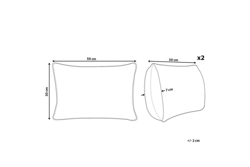 Pynteputer Pulmonaria sett med 2 - Hagemøbler & utemiljø - Puter - Hageputer
