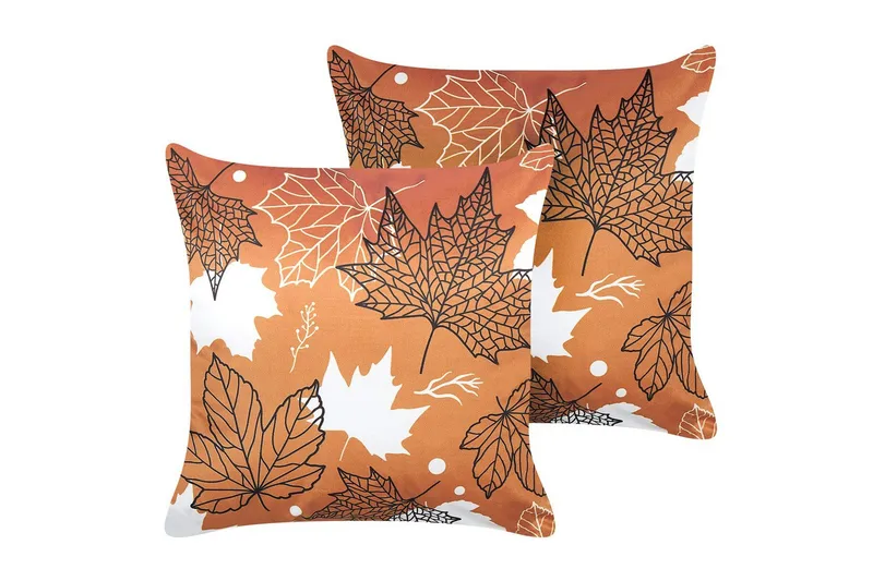 Pynteputer Poinsettia sett à 2 - Hagemøbler & utemiljø - Puter - Hageputer