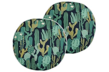 Ruffano Utendørspute 40 cm Rund - Grønnblå - Hagemøbler & utemiljø - Puter - Hageputer