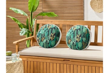 Ruffano Utendørspute 40 cm Rund - Grønnblå - Hagemøbler & utemiljø - Puter - Hageputer