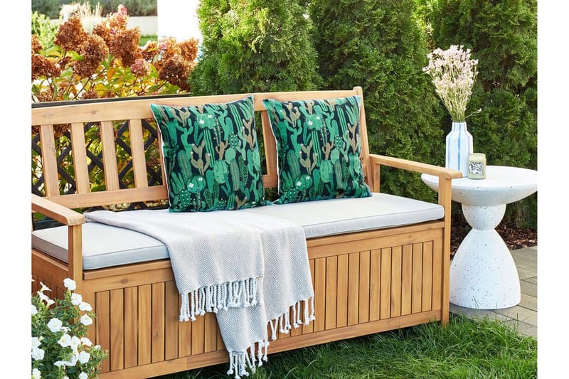 Ruffano Utendørspute 45x45 cm - Grønnblå - Hagemøbler & utemiljø - Puter - Hageputer