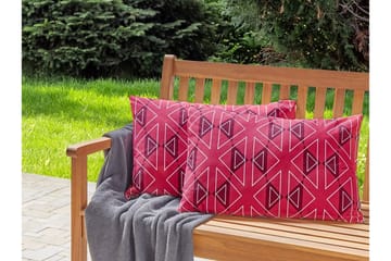 Santa Rosa Utendørspute 42x60 cm - Rosa/Hvit - Hagemøbler & utemiljø - Puter - Hageputer