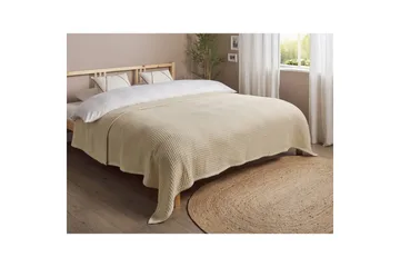 Sengeteppe Chagyl Beige, 220x240 cm - Beige, 220x240 cm - Tekstiler & tepper - Sengetøy - Sengeteppe - Sengeteppe enkeltseng