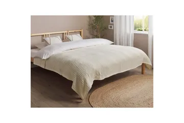 Sengeteppe Chagyl Lys beige, 200x220 cm - Lys beige, 200x220 cm - Tekstiler & tepper - Sengetøy - Sengeteppe - Sengeteppe enkeltseng