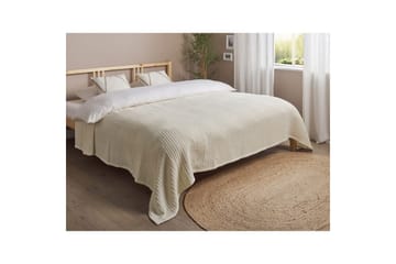 Sengeteppe Chagyl Lys beige, 220x240 cm - Lys beige, 220x240 cm - Tekstiler & tepper - Sengetøy - Sengeteppe - Sengeteppe enkeltseng