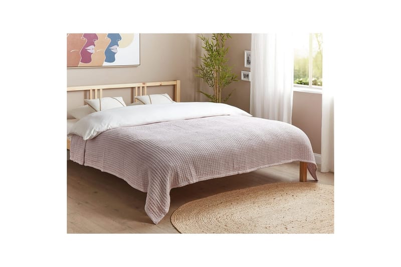 Sengeteppe Chagyl Rosa, 200x220 cm - Rosa, 200x220 cm - Hagemøbler & utemiljø - Puter - Sofaputer & benkeputer