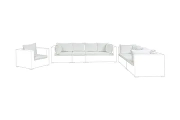 Melantha Putetrekk 75x120 cm - Kremhvit - Hagemøbler & utemiljø - Øvrig hagemøbler - Tilbehør hagemøbler - Møbeltrekkpakker