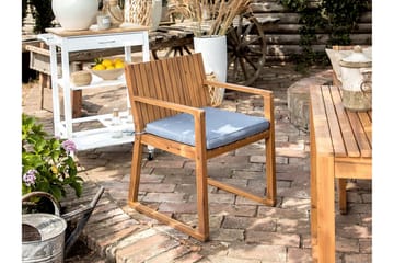 Pute til hagestol 8 stk blå SASSARI - Blå - Hagemøbler & utemiljø - Puter - Hagepute ute