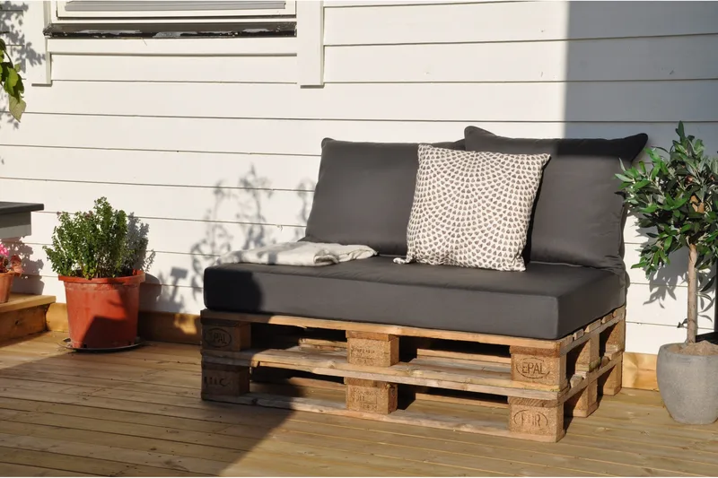 Royal Palle Sittepute 120x80 cm Vannavstøtende Svart, Fritab