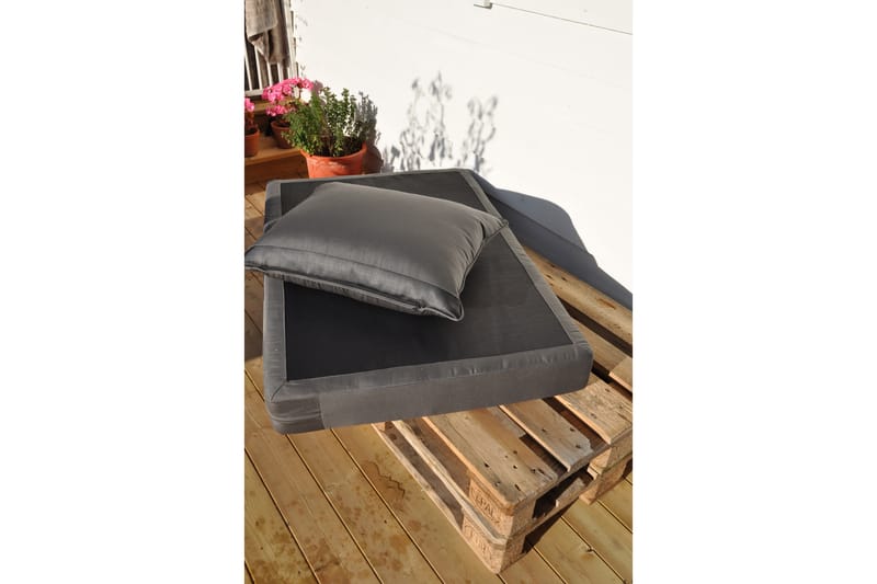 Sittepute Royal Palle 120x80 cm Vannavstøtende Svart - Fritab - Hagepute ute