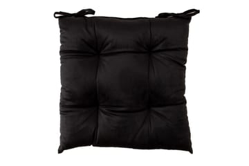 Sittepute Velvet 40x40 cm Svart - Hagemøbler & utemiljø - Puter - Hagepute ute