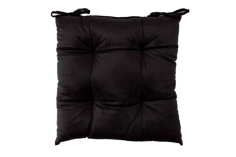 Sittepute Velvet 40x40 cm Svart - Hagemøbler & utemiljø - Puter - Hagepute ute