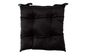 Velvet Sittepute 40x40 cm Svart - Hagemøbler & utemiljø - Puter - Hagepute ute