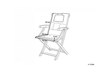 Wilhelmina Pute til Hagestol 8-pk - Rød - Hagemøbler & utemiljø - Puter - Hagepute ute