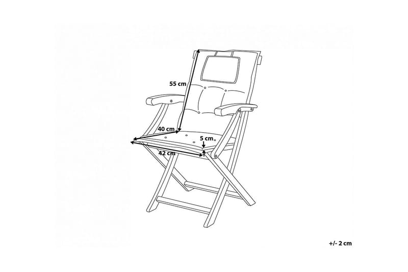 Wilhelmina Pute til Hagestol 8-pk - Rød - Hagemøbler & utemiljø - Puter - Hagepute ute