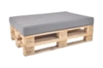 Fritab Palle Krakkpute 120x80 cm Lysegrå - Fritab - Hagemøbler & utemiljø - Puter - Sofaputer & benkeputer