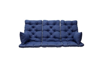 Sofapute med ryggstøtte Maxi Høy Rygg med Sideputer Blå - Blå - Hagemøbler & utemiljø - Puter - Hammockputer