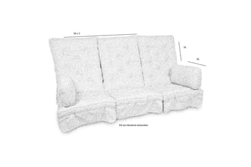 Sofaputetrekk Fritab River Høy - Beige Rustic - Hagemøbler & utemiljø - Puter - Hammockputer