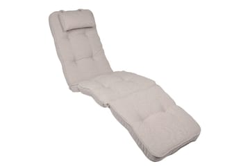 Solstoldyne Fritab River med nakkekudde - Beige Rustic - Hagemøbler & utemiljø - Puter - Dekkstolputer