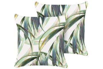 Sorel Utendørspute 45x45 cm - Grønn/Hvit - Hagemøbler & utemiljø - Puter - Hageputer