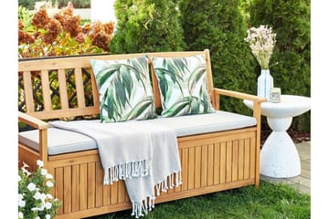 Sorel Utendørspute 45x45 cm - Grønn/Hvit - Hagemøbler & utemiljø - Puter - Hageputer