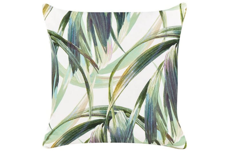 Sorel Utendørspute 45x45 cm, Grønn/Hvit