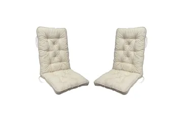 Stolpute med ryggstøtte Malmö Maxi Høy Rygg Beige - Beige - Hagemøbler & utemiljø - Puter - Hageputer ute