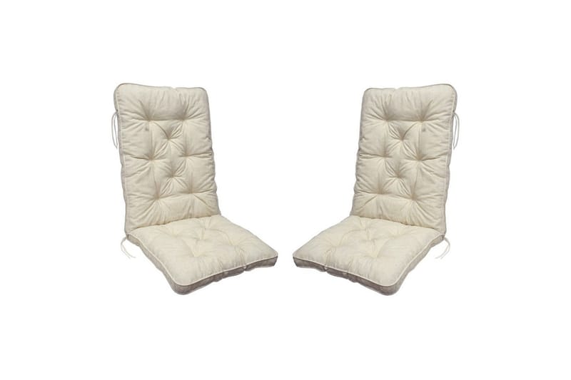 Stolpute med ryggstøtte Malmö Maxi Høy Rygg Beige - Beige - Hagemøbler & utemiljø - Puter - Hageputer ute