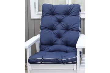 Stolpute med ryggstøtte Malmö Maxi Høy Rygg Blå - Blå - Hagemøbler & utemiljø - Puter - Hageputer ute