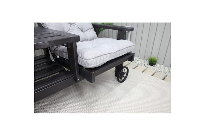 Stolpute med ryggstøtte Malmö Maxi Høy Rygg - Grå - Hagemøbler & utemiljø - Puter - Posisjonsputer