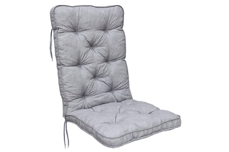 Stolpute med ryggstøtte Malmö Maxi Høy Rygg, Grå