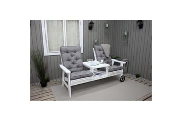 Stolpute med ryggstøtte Malmö Maxi Høy Rygg - Grå - Hagemøbler & utemiljø - Puter - Posisjonsputer