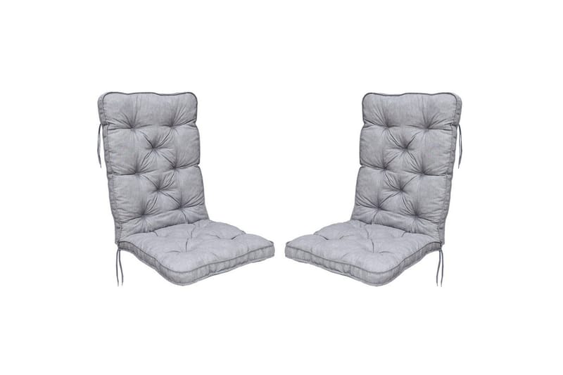 Stolpute med ryggstøtte Malmö Maxi Høy Rygg - Grå - Hagemøbler & utemiljø - Puter - Posisjonsputer