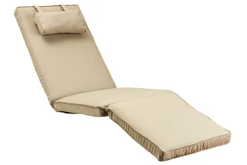 Sunbrella Deckstolpute 50 cm - Beige - Hagemøbler & utemiljø - Puter - Dekkstolputer