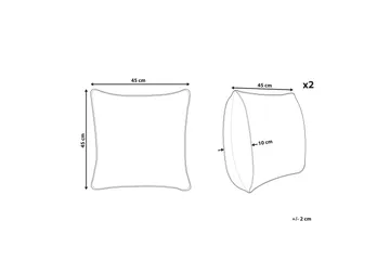 Sylvan Lake Utendørspute 45x45 cm - Svart - Hagemøbler & utemiljø - Puter - Hageputer
