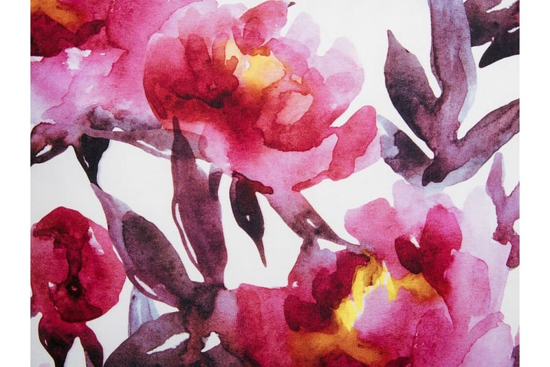 Trepuzzi Utendørspute 40 cm Rund - Hvit/Rosa - Hagemøbler & utemiljø - Puter - Hageputer