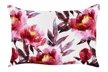 Trepuzzi Utendørspute 42x60 cm - Hvit/Rosa - Hagemøbler & utemiljø - Puter - Hageputer