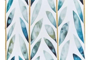 Tricase Utendørspute 40 cm Rund - Hvit/Grønn - Hagemøbler & utemiljø - Puter - Hageputer