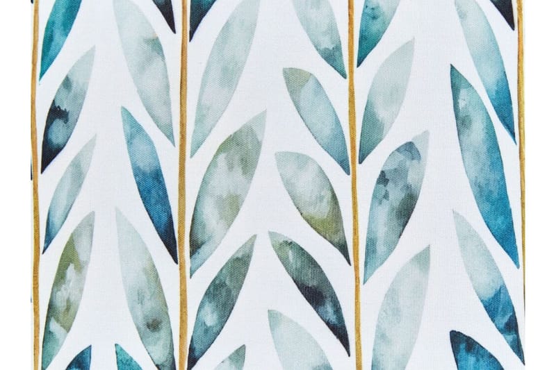 Tricase Utendørspute 40 cm Rund - Hvit/Grønn - Hagemøbler & utemiljø - Puter - Hageputer