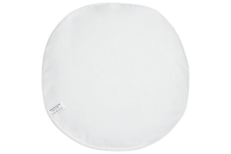 Tricase Utendørspute 40 cm Rund - Hvit/Grønn - Hagemøbler & utemiljø - Puter - Hageputer